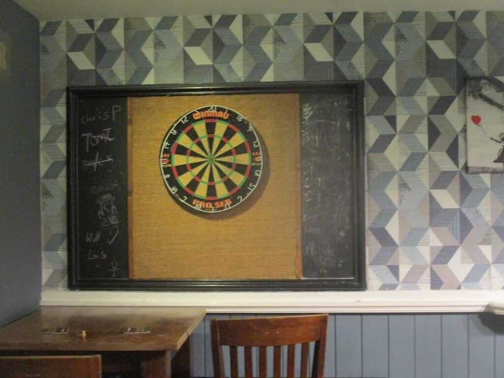 A dartboard, representing setting a clear target for quarterly goals