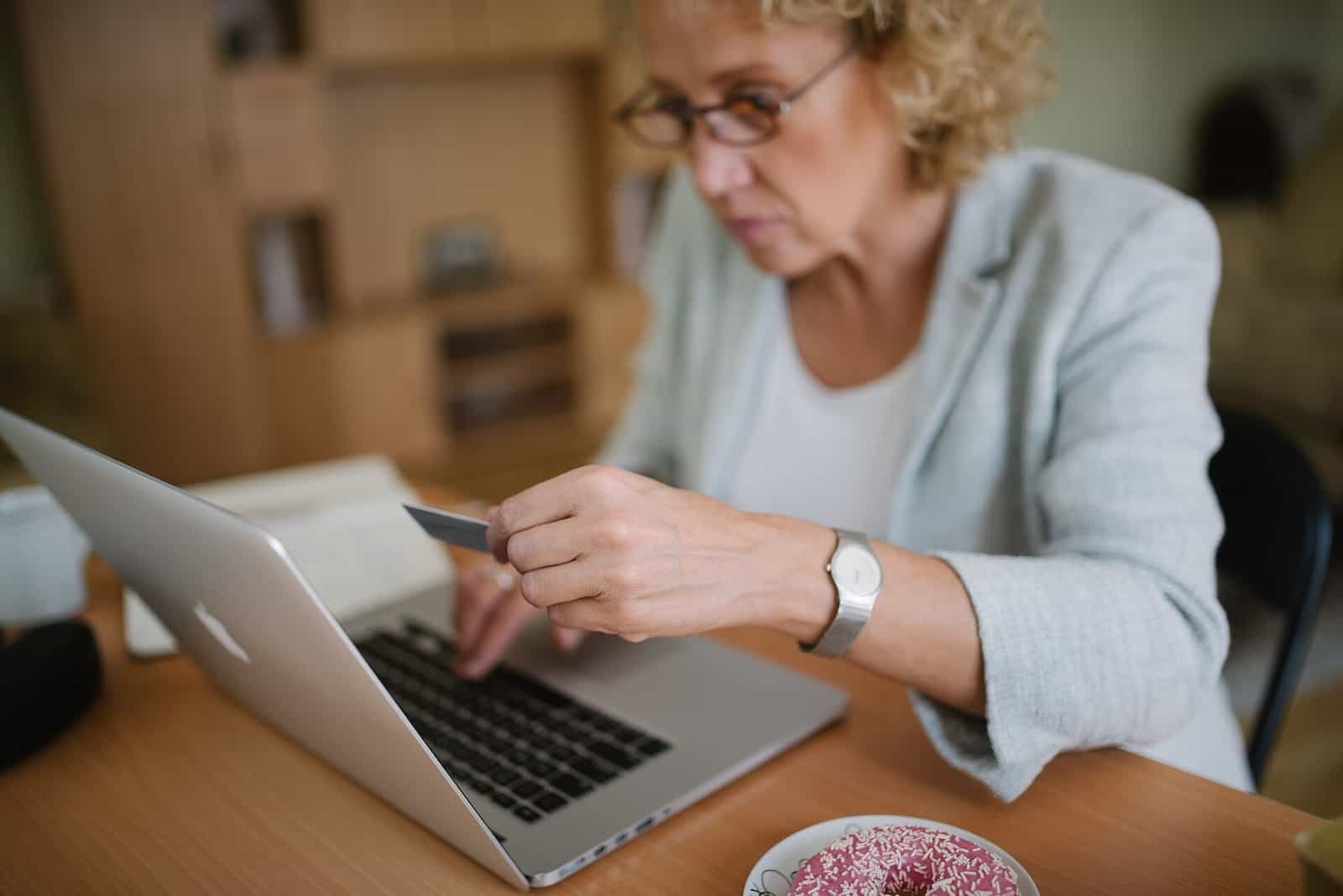 Person working on a laptop while optimizing content for AI-powered search