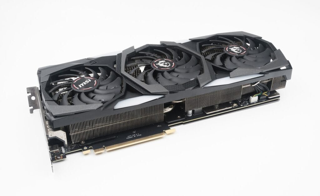 Close-up of a computer graphics card, representing the hardware used to run open-source and closed-source AI models
